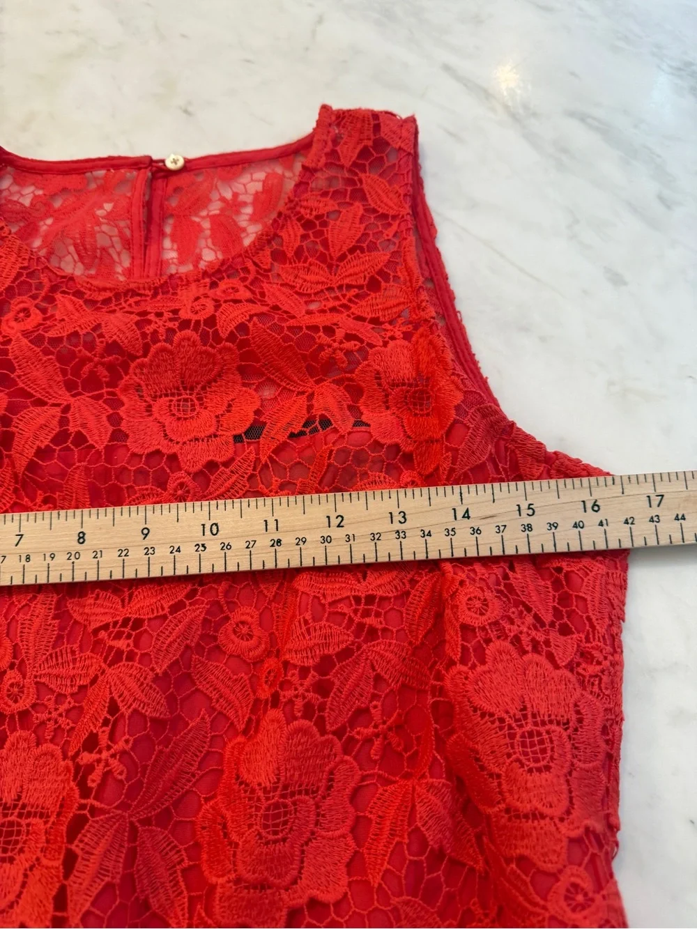 J.Crew Collection Floral Lace Sheath Dress Coral Red Sleeveless Size 6